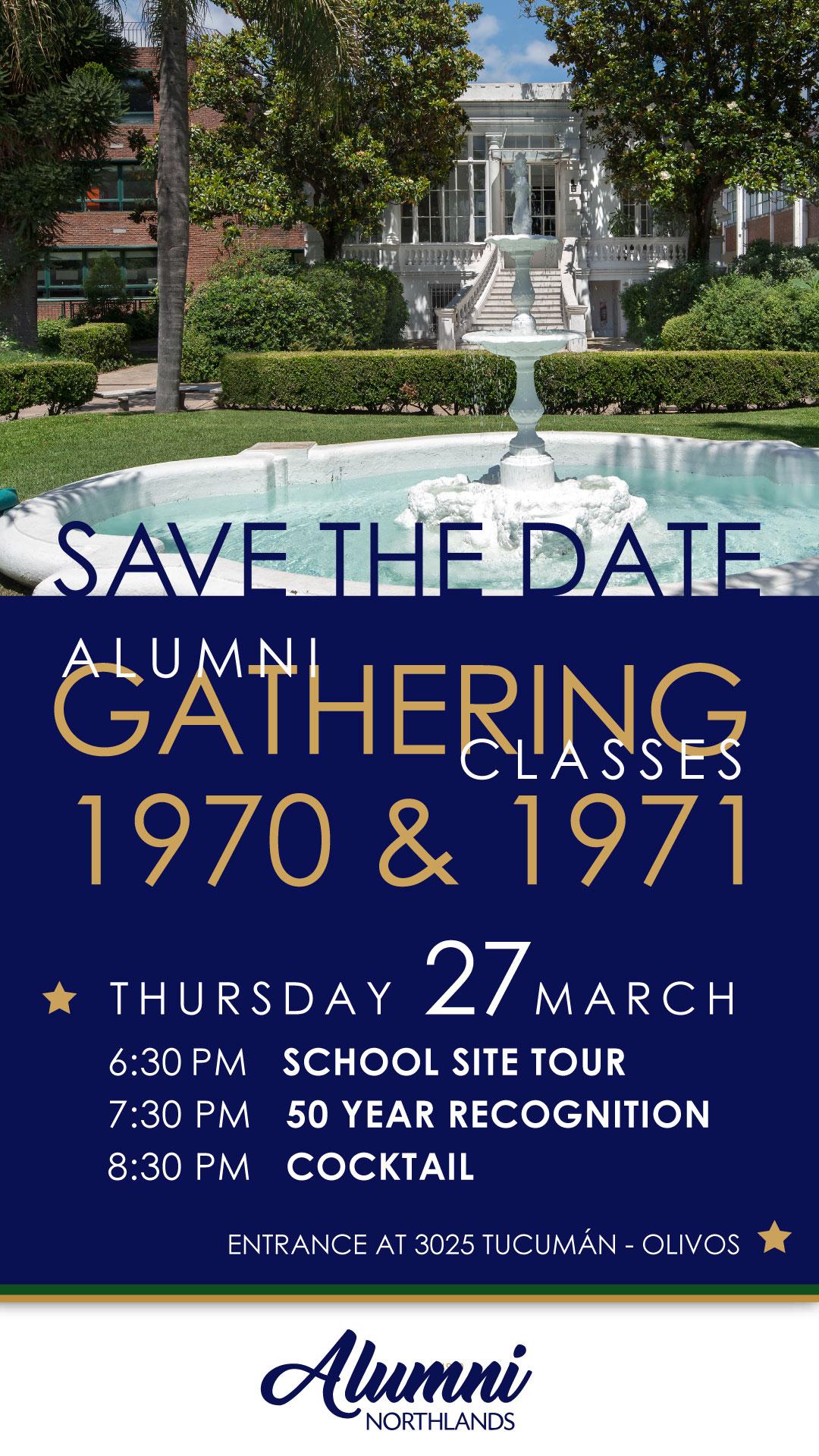 Gathering Classes 1970 &1971